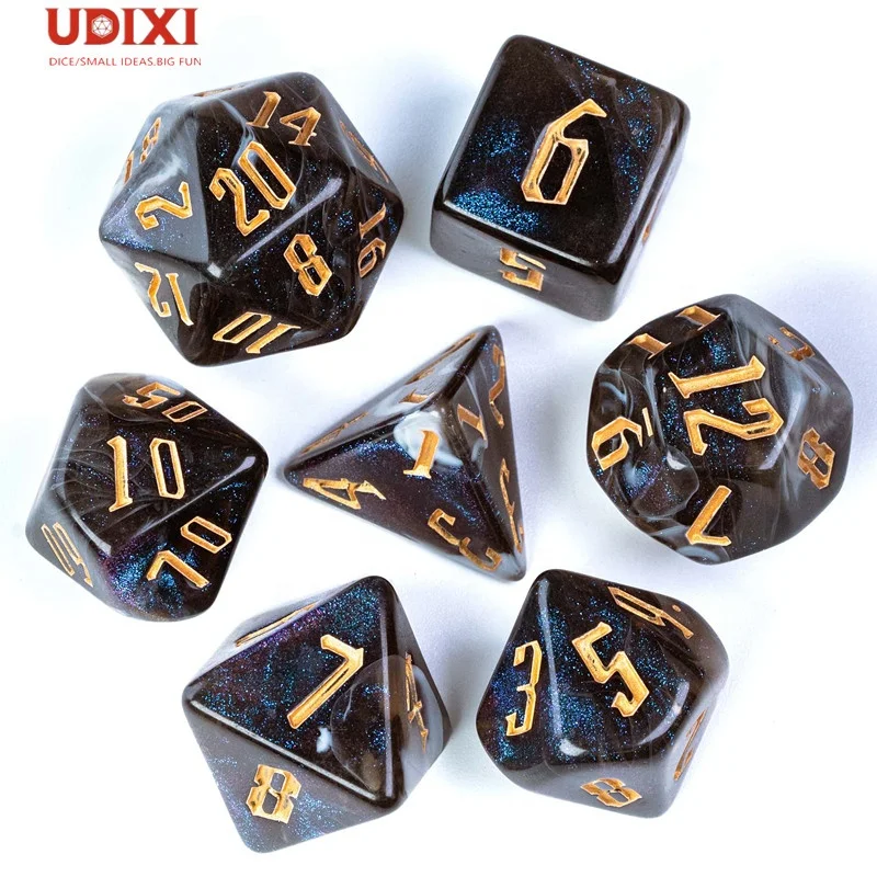 Udixi Plastic Polyhedral Custom Acrylic Dungeons and Dragons dnd d & d Dice rpg set Glitter, Multi-colored
Udixi Plastic Polyhedral Custom Acrylic Dungeons and Dragons dnd d & d Dice rpg set Glitter, Multi-colored