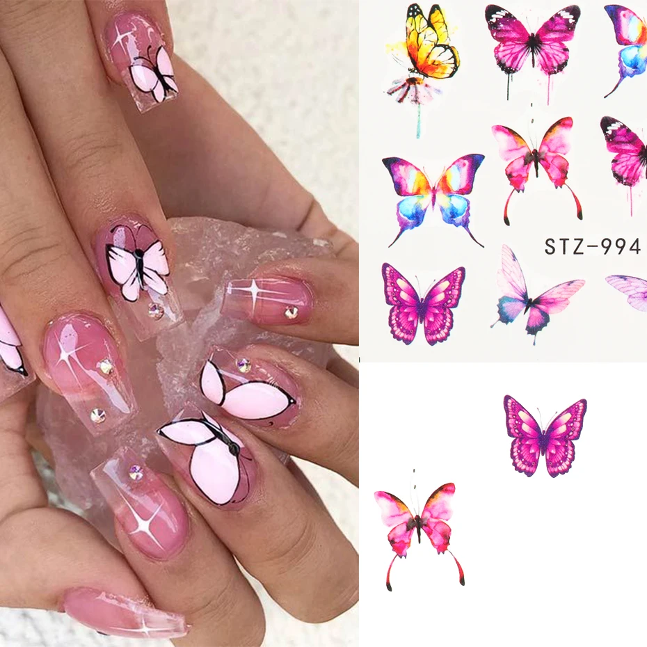 Floral Nail Design Sticker for Nails Spring Summer Nail Beauty Products Nal Art Decoration Butterfly Black Stickers
Floral Nail Design Sticker for Nails Spring Summer Nail Beauty Products Nal Art Decoration Butterfly Black Stickers