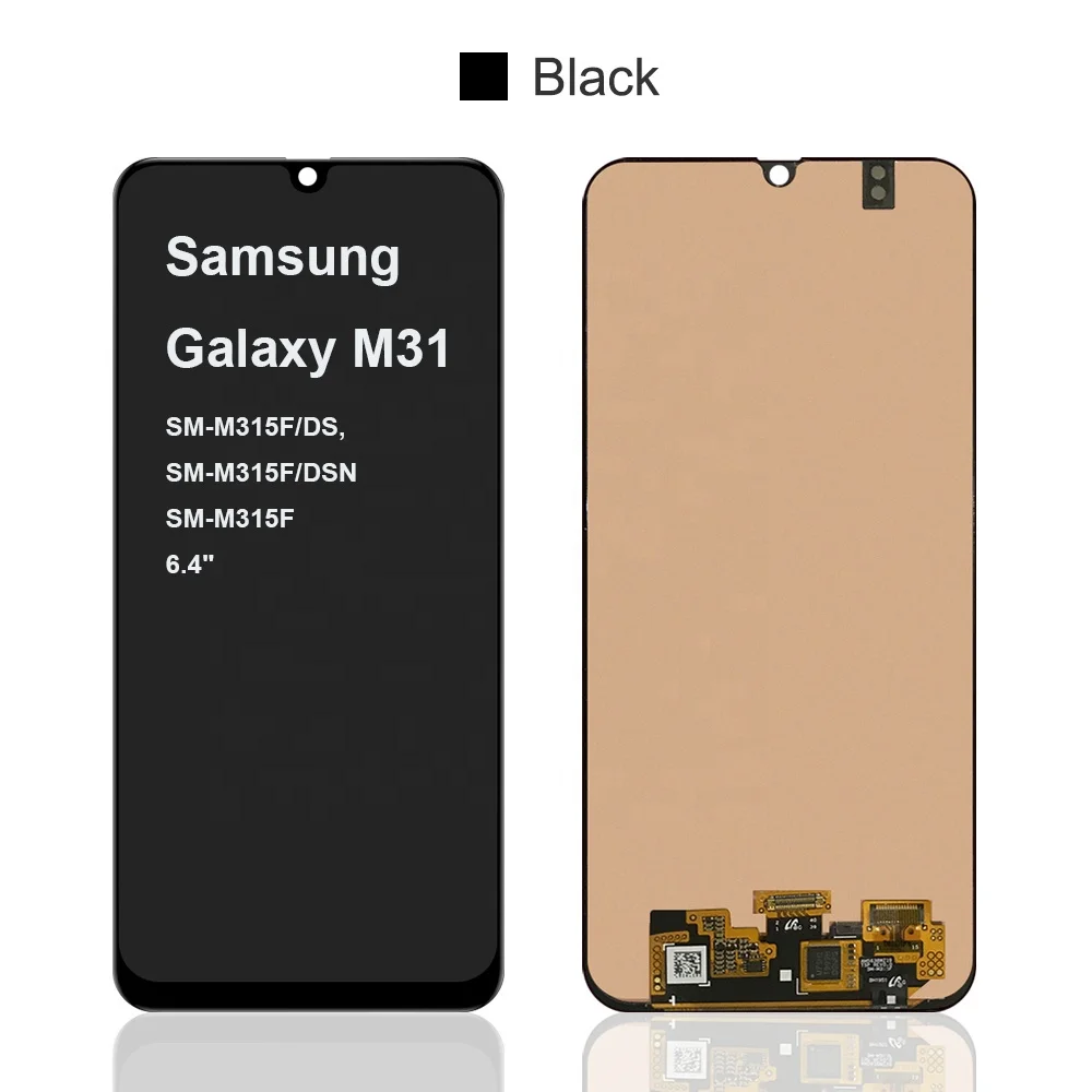 Complete Screen For Samsung Galaxy M31 M315 M315F M315F/DS LCD Display Touch Screen Digitizer Assembly Replacement For Samsung, Black
Complete Screen For Samsung Galaxy M31 M315 M315F M315F/DS LCD Display Touch Screen Digitizer Assembly Replacement For Samsung, Black