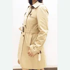 Coat High Quality Double Breasted Button Coat Khaki Long Women Jacket Winter And Spring Wind Trench Coat