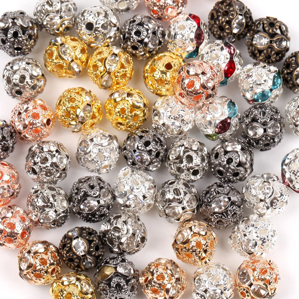 Factory Wholesale High Quality 6-10mm Colorful Water Rhinestone Ball Spacer Ball Round Loose Beads
Factory Wholesale High Quality 6-10mm Colorful Water Rhinestone Ball Spacer Ball Round Loose Beads