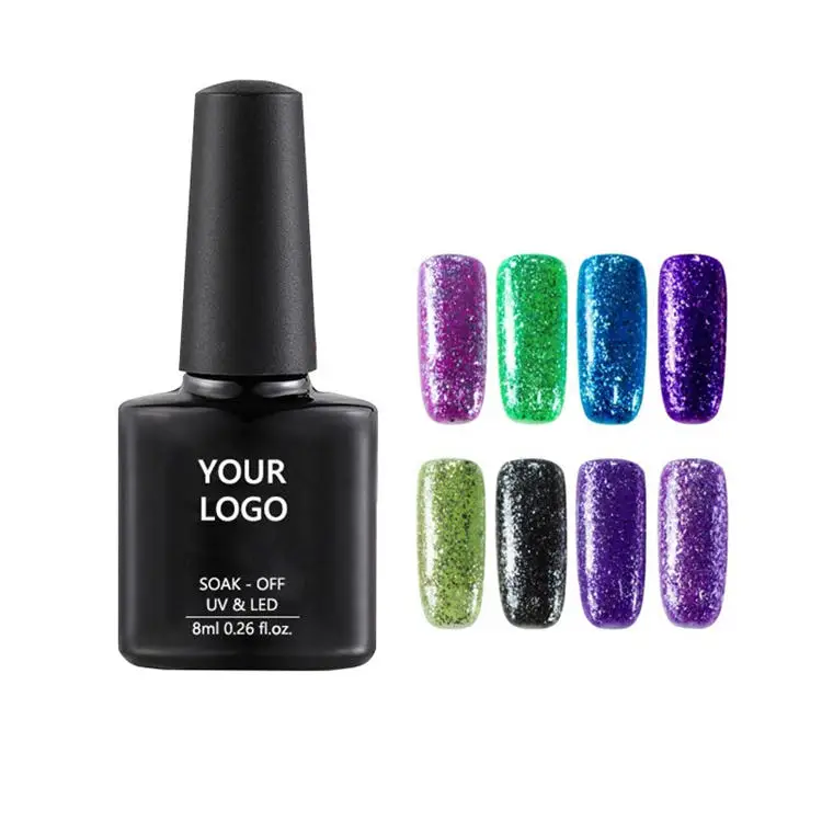 OEM/ODM bottles Glitter UV Gel Nail Polish Set Color Series Led Nail Gel Varnish Semi Permanent Led Nail Lacquer Sequins Gel 
OEM/ODM bottles Glitter UV Gel Nail Polish Set Color Series Led Nail Gel Varnish Semi Permanent Led Nail Lacquer Sequins Gel