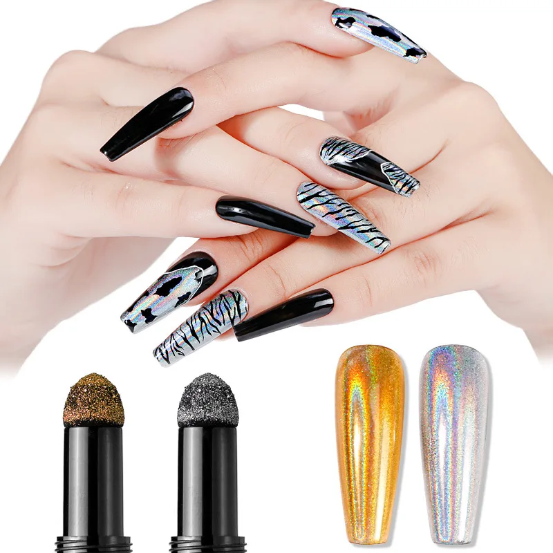 2020 New Nail Art Cushion Magic Powder Cushion Pen Mirroruv Gel Chrome Holographic Laqcuer Nail Art Nail Powder Pen, 14 colors
2020 New Nail Art Cushion Magic Powder Cushion Pen Mirroruv Gel Chrome Holographic Laqcuer Nail Art Nail Powder Pen, 14 colors