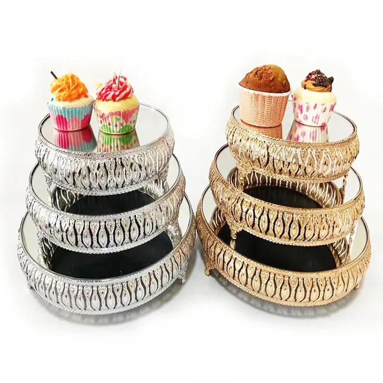 Luxury Gold Silver Pearl Crystal Mirror Cake Stand for Birthday Wedding Party Decoration Cake Display Stands
Luxury Gold Silver Pearl Crystal Mirror Cake Stand for Birthday Wedding Party Decoration Cake Display Stands