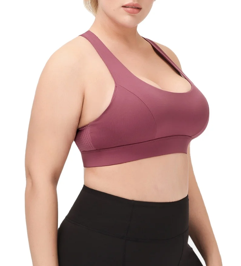 2021 Solid Color Plus Size Cross Cut Out Back with Padded Underwear Adjustable High Stretch Running Yoga Aerobic Sports Bra, Pink,green,black,russet red
2021 Solid Color Plus Size Cross Cut Out Back with Padded Underwear Adjustable High Stretch Running Yoga Aerobic Sports Bra, Pink,green,black,russet red