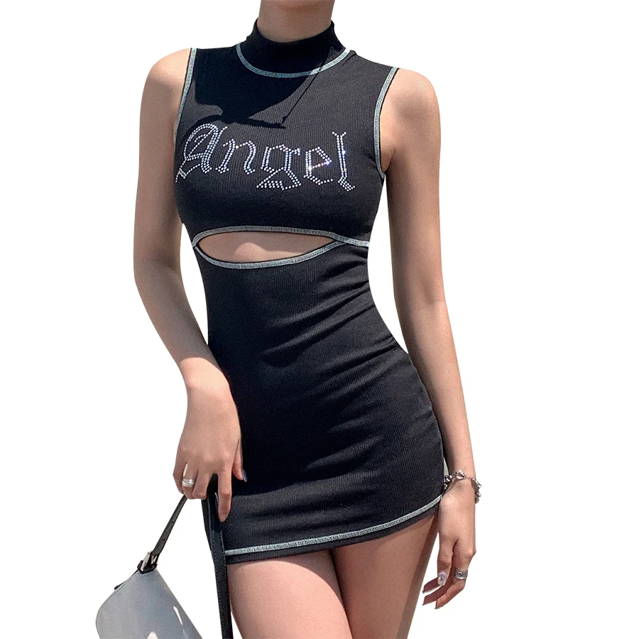 Nibber D1736860 hollow angel letter printing slim dress women summer street casual wear 2020 sleeveless bodycon mini dress mujer
Nibber D1736860 hollow angel letter printing slim dress women summer street casual wear 2020 sleeveless bodycon mini dress mujer
