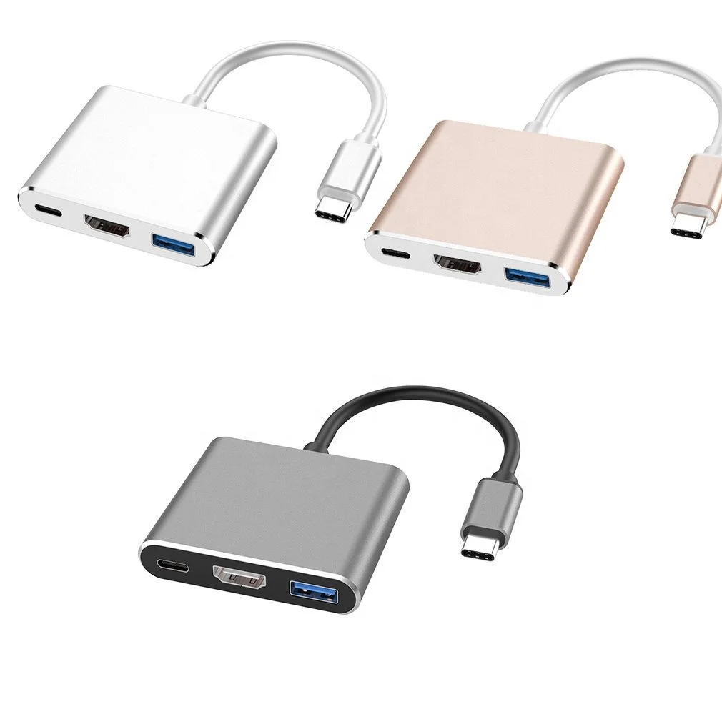 3in1 Type C To USB 3.0 Hub With PD Charging USB-C 3.1 Docking Station For Laptop, Silver,golden,gray
3in1 Type C To USB 3.0 Hub With PD Charging USB-C 3.1 Docking Station For Laptop, Silver,golden,gray