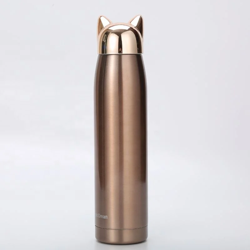 Mikenda custom double wall insulated stainless steel water bottle with logo, Champagne, diamond blue 
Mikenda custom double wall insulated stainless steel water bottle with logo, Champagne, diamond blue