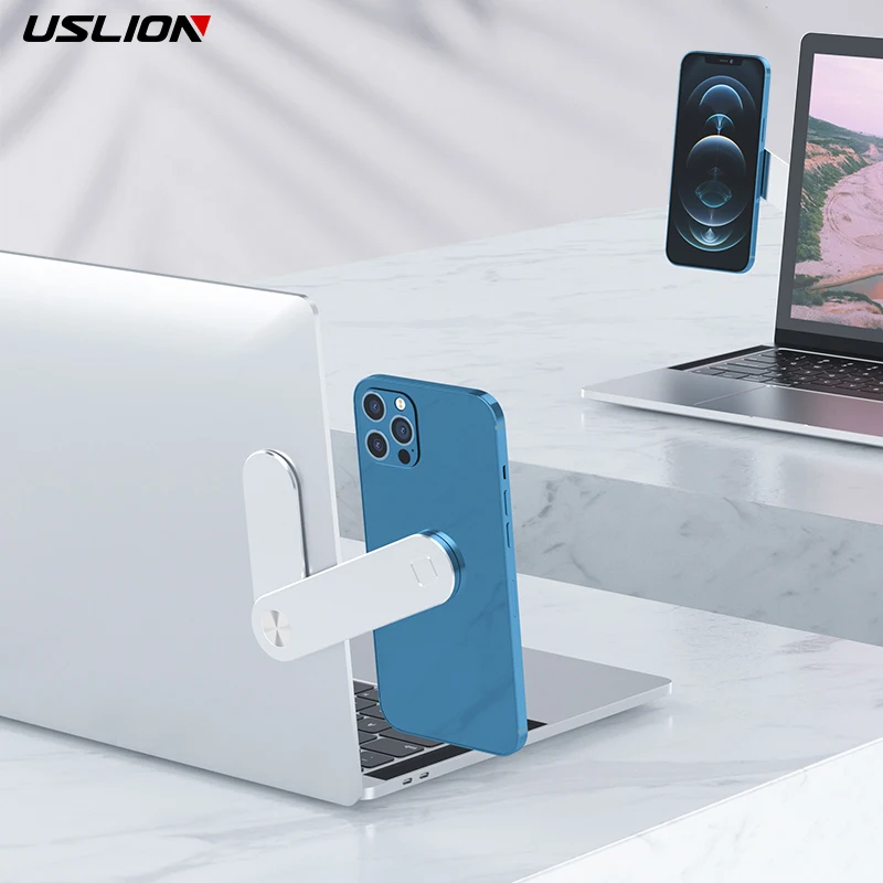 USLION Laptop Expansion Screen Side Metal Aluminium Alloy Magnetic Mobile Phone Holder Laptop Phone Stand Holder, Black blue pink silver
USLION Laptop Expansion Screen Side Metal Aluminium Alloy Magnetic Mobile Phone Holder Laptop Phone Stand Holder, Black blue pink silver