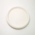 clear lid three division disposable plastic cutlery plates