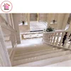 Customized modern granite indoor stairs marble design with slide
