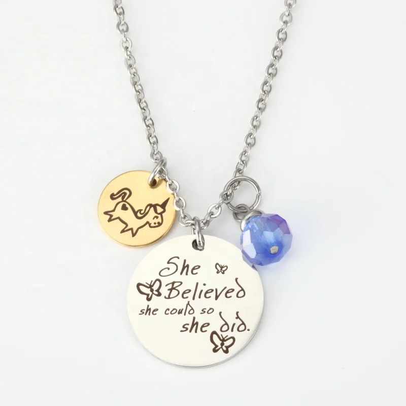 Delicate and timeless Affordable Luxury Jewelry Minimalist Style-Unicorn stainless steel pendant jewelry-high polished charms
Delicate and timeless Affordable Luxury Jewelry Minimalist Style-Unicorn stainless steel pendant jewelry-high polished charms