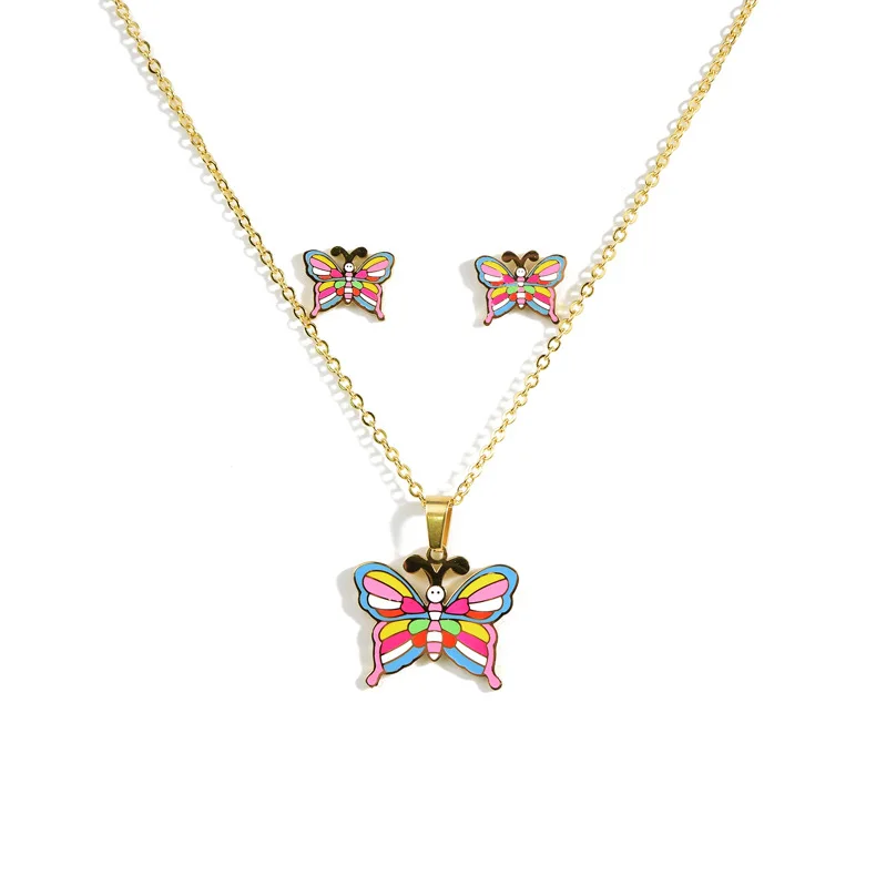 Go Party 4designs insect necklace earring sets stainless steel butterfly kids necklace kids jewerly, Same as picture
Go Party 4designs insect necklace earring sets stainless steel butterfly kids necklace kids jewerly, Same as picture