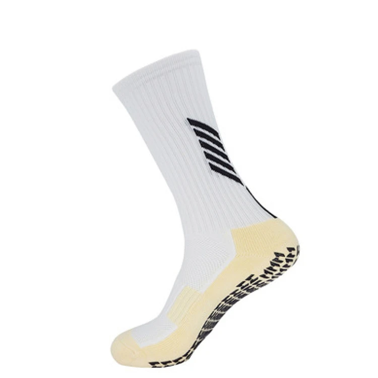Wholesale white athletic double cushion crew socks soccer anti slip sport socks grip
Wholesale white athletic double cushion crew socks soccer anti slip sport socks grip