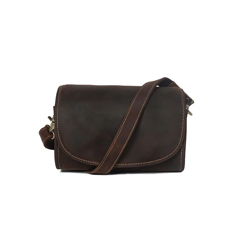 Premium quality Retro 100% genuine leather handbags Strap shoulder bag for men and women, Dark brown
Premium quality Retro 100% genuine leather handbags Strap shoulder bag for men and women, Dark brown
