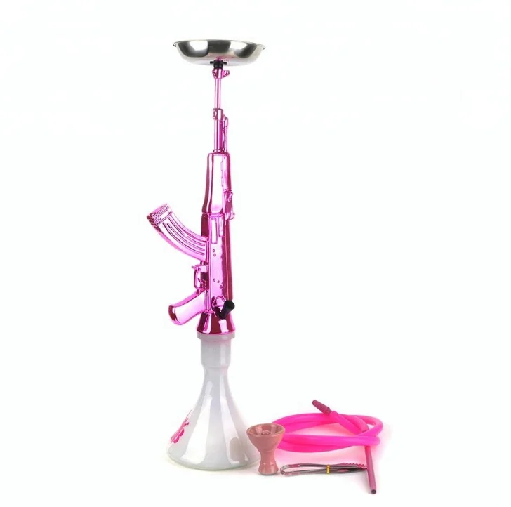 Hot Sale Hookah Set AK47 Shaped Glass Hookah