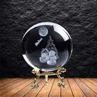 Solid crystal for home office hotel decorated crystal ball