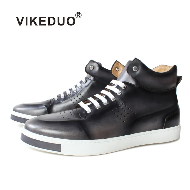 Vikeduo Hand Made Comfort Custom Design Fashion Style Newly Genuine Leather Men Casual Shoes Sneakers, Grey
Vikeduo Hand Made Comfort Custom Design Fashion Style Newly Genuine Leather Men Casual Shoes Sneakers, Grey