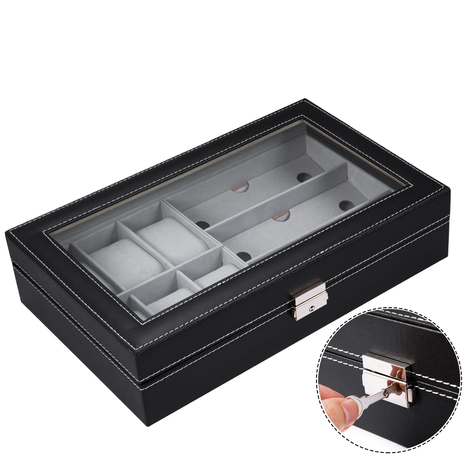 Professional Manufacturer Wholesale 8 Slot Sunglasses Glasses Storage Display Eyewear Box, Customized color
Professional Manufacturer Wholesale 8 Slot Sunglasses Glasses Storage Display Eyewear Box, Customized color