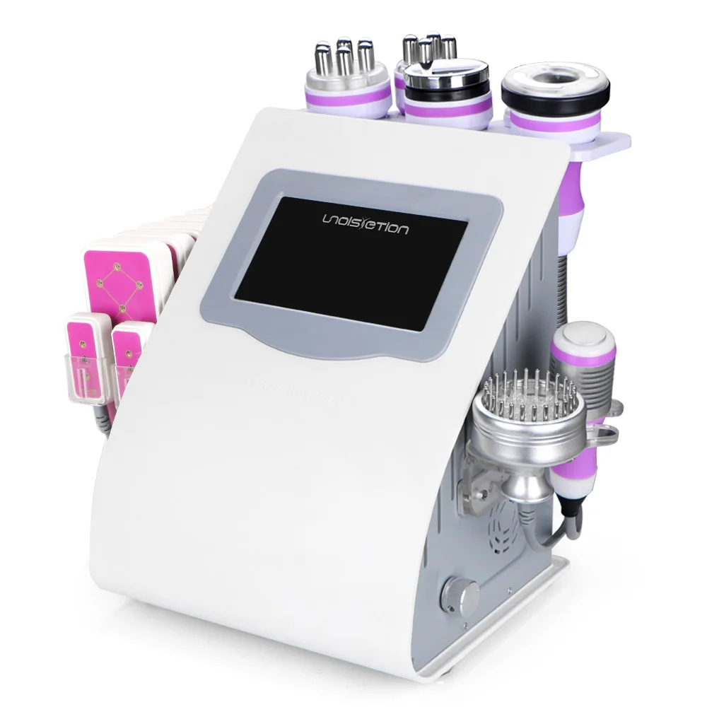 

9 in 1 Vacuum Cavitation RF face lift body cellulite weight reduction lipo laser 40k ultrasound slimming fat Cavitation machine