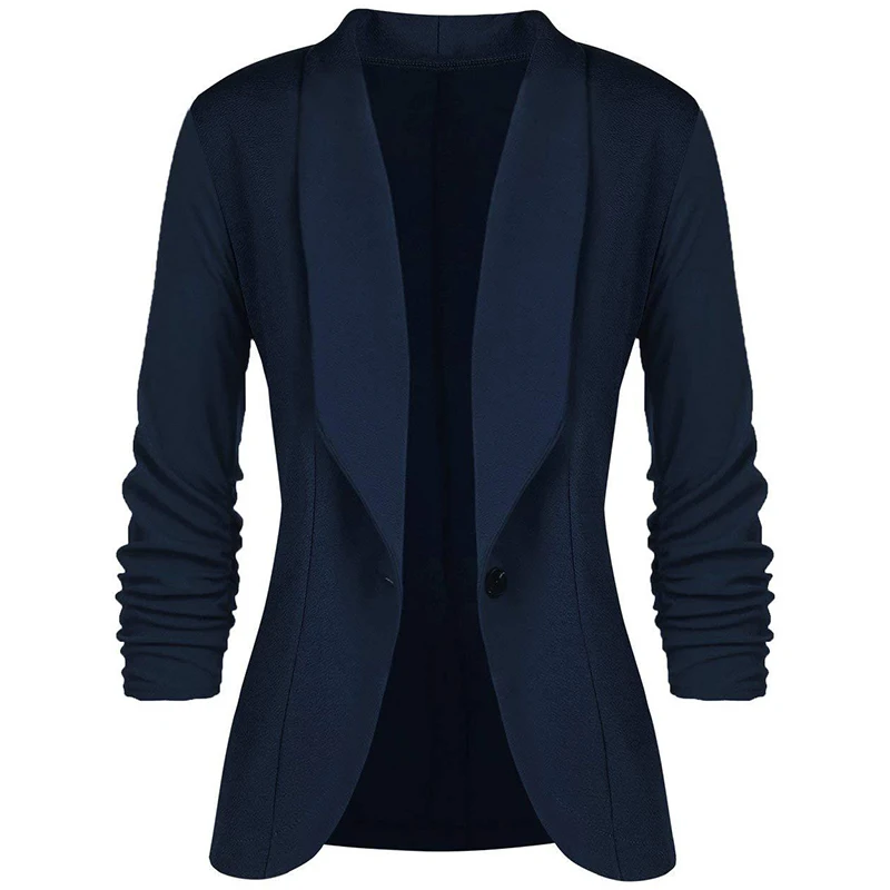 Cheap Navy Blue Fold Sleeve Ladies Office Wear Suits for Women Office Formal, Black, red, blue, apricot, navy blue, wine red, yellow
Cheap Navy Blue Fold Sleeve Ladies Office Wear Suits for Women Office Formal, Black, red, blue, apricot, navy blue, wine red, yellow