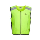 Factory wholesale sports vest high quality cycling wear adults unisex cycling vest with LED