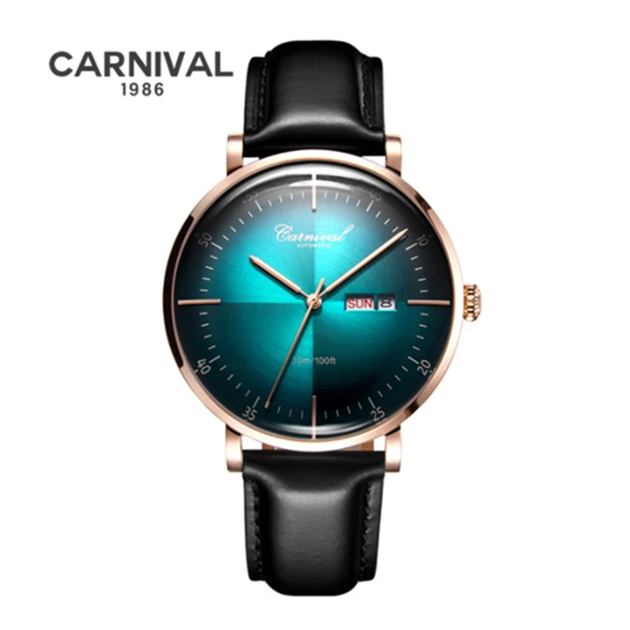 Men's Automatic Wristwatch Teintop Carnival Black Leather Band 30M waterproof Japan MIYOTA Movt Mechanical Fashion Watch
Men's Automatic Wristwatch Teintop Carnival Black Leather Band 30M waterproof Japan MIYOTA Movt Mechanical Fashion Watch