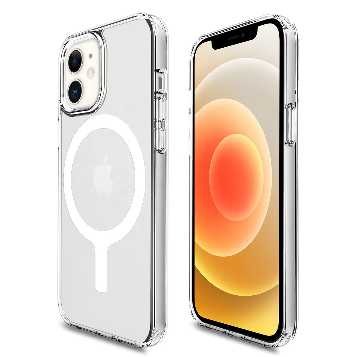 Stock Magnetic Phone Case Shockproof Transparent Mag-Safe Phone Cover For iPhone 12 Mini Pro Max
Stock Magnetic Phone Case Shockproof Transparent Mag-Safe Phone Cover For iPhone 12 Mini Pro Max