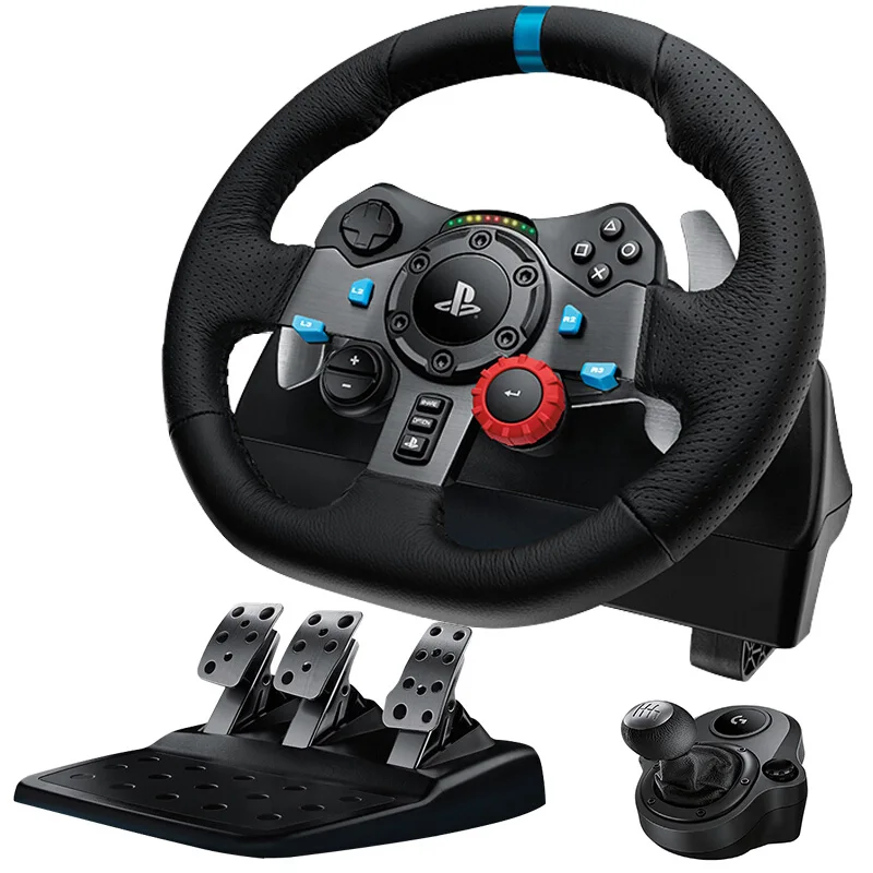

Logitech G29 Racing Steering Wheel with Pedals and Driving Force Shifter for PS5, PS4, PS3 and PC