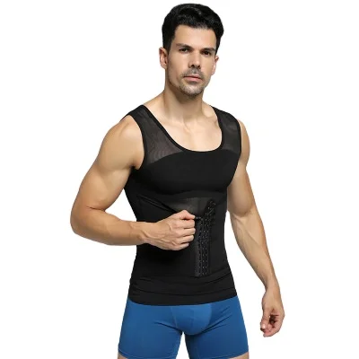 Compression Adjustable Corset Men waist trainer vest for men slimming shapewear, Black,nude
Compression Adjustable Corset Men waist trainer vest for men slimming shapewear, Black,nude