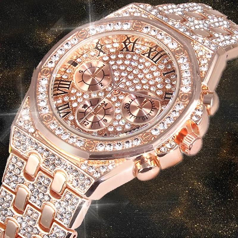 Hot style fashion stars all over the sky set diamond watch atmosphere three eyes suit leisure female watch, 3 colors
Hot style fashion stars all over the sky set diamond watch atmosphere three eyes suit leisure female watch, 3 colors