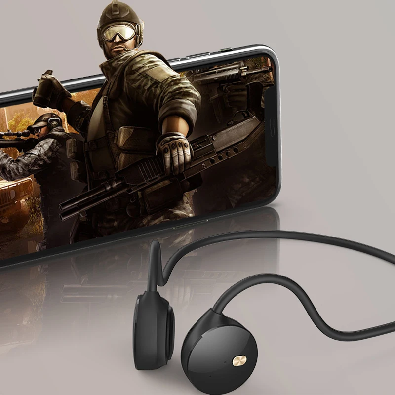 Wireless Bone Conducton Headphones Super Bass Open Ear Headphone Bone Conduction Headset
Wireless Bone Conducton Headphones Super Bass Open Ear Headphone Bone Conduction Headset