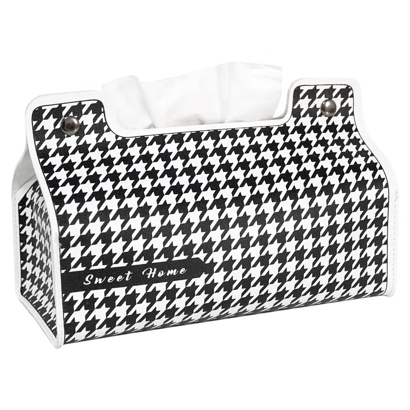GOOPEEG Houndstooth pumping box Nordic ins simple living room home creative tissue storage leather tissue box custom LOGO
GOOPEEG Houndstooth pumping box Nordic ins simple living room home creative tissue storage leather tissue box custom LOGO