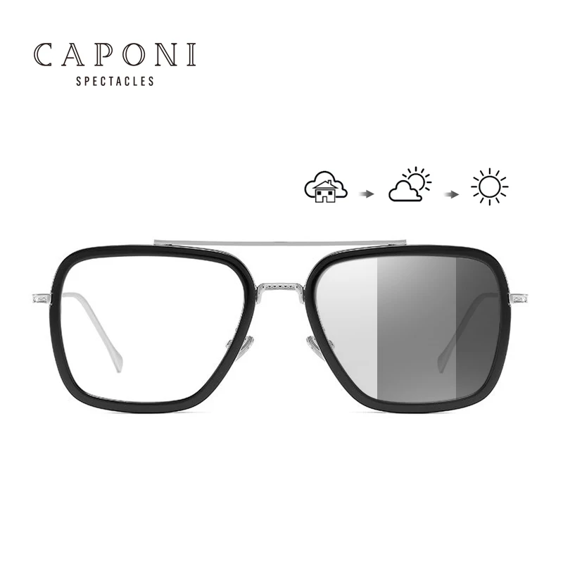 CAPONI Light Glasses Factory Top Quality Metal China for Men Frame Photochromic Anti-blue High Standard 1pc/polybag 3-7 Days 22g
CAPONI Light Glasses Factory Top Quality Metal China for Men Frame Photochromic Anti-blue High Standard 1pc/polybag 3-7 Days 22g
