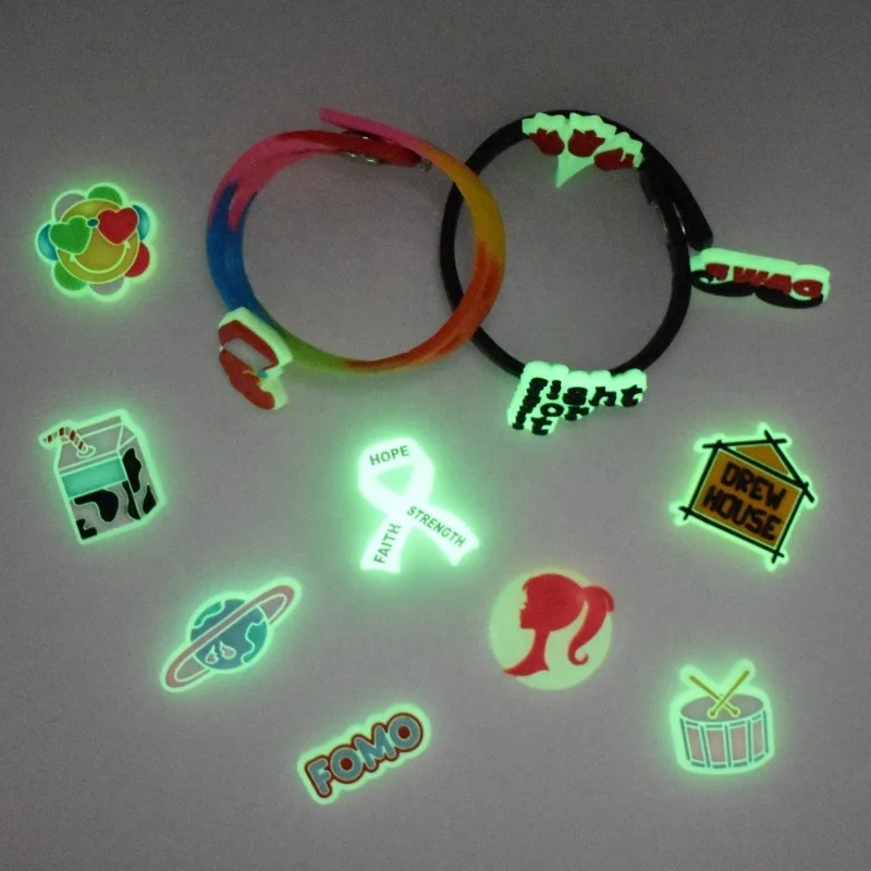 Factory Wholesale Glow in Dark Cartoon Shoe Charms Summer Clog Shoe Accessories, As picture
Factory Wholesale Glow in Dark Cartoon Shoe Charms Summer Clog Shoe Accessories, As picture