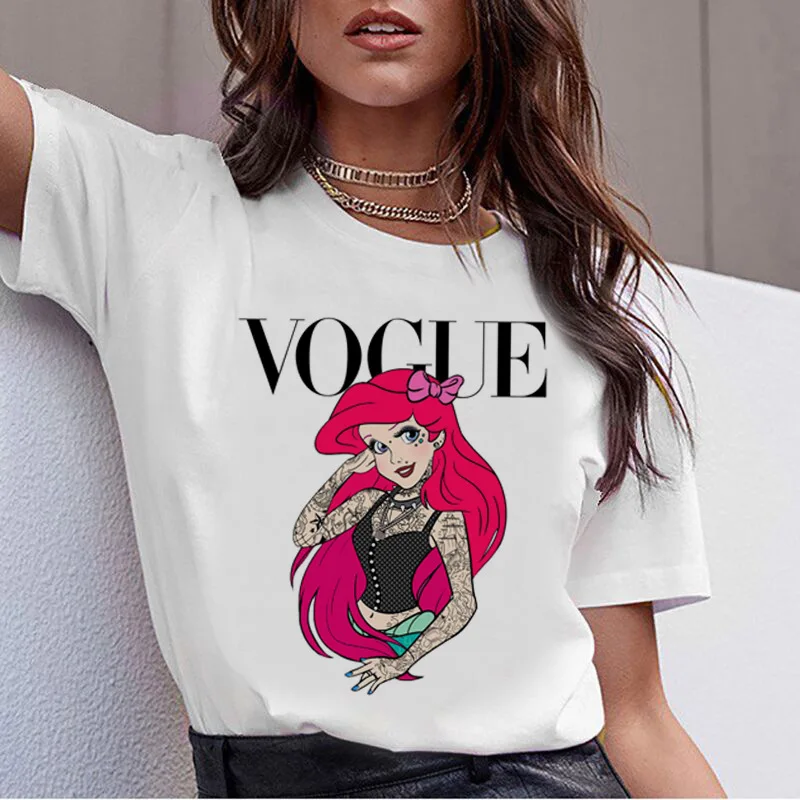 Vintage Short Sleeve T Shirts Women Princess Cartoon Print T-shirt Summer Cute Print Graphic Tees Tops Clothing Women T-shirt
Vintage Short Sleeve T Shirts Women Princess Cartoon Print T-shirt Summer Cute Print Graphic Tees Tops Clothing Women T-shirt