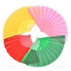 Room Decoration Gift Craft Hand Hold Party Wedding Supplies Plastic Folding Fans for Women