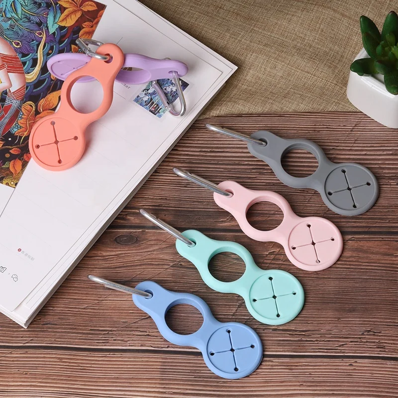 Outdoor Portable Tie Silk Scarf Ring Buckle Clip Water Bottle Holder Carrier Silicone Clip Carabiner for Hiking, Grey, blue, green, pink, orange, purple
Outdoor Portable Tie Silk Scarf Ring Buckle Clip Water Bottle Holder Carrier Silicone Clip Carabiner for Hiking, Grey, blue, green, pink, orange, purple