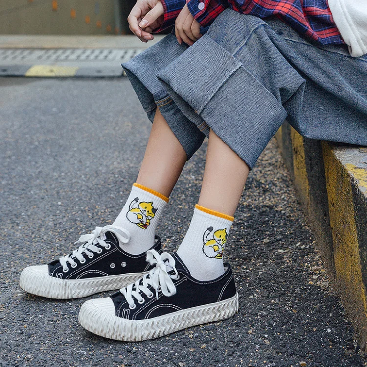 Women Kawaii Milk Banana Dinosaur Pencil Rocket Cartoon Socks Novelty Illustration Letter White Cute Cotton Socks
Women Kawaii Milk Banana Dinosaur Pencil Rocket Cartoon Socks Novelty Illustration Letter White Cute Cotton Socks