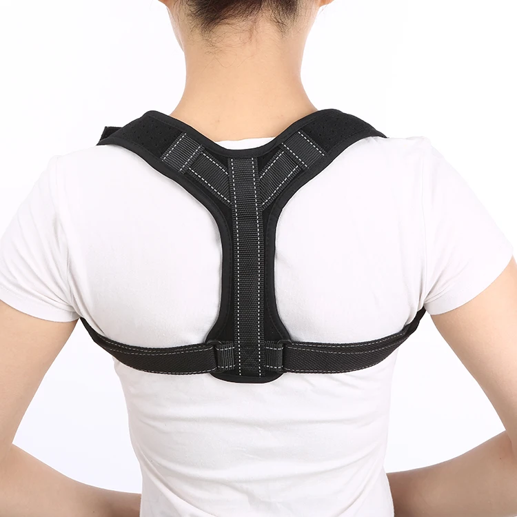 New design anti-hunchback upper back brace belt posture support correctot postural, Black
New design anti-hunchback upper back brace belt posture support correctot postural, Black