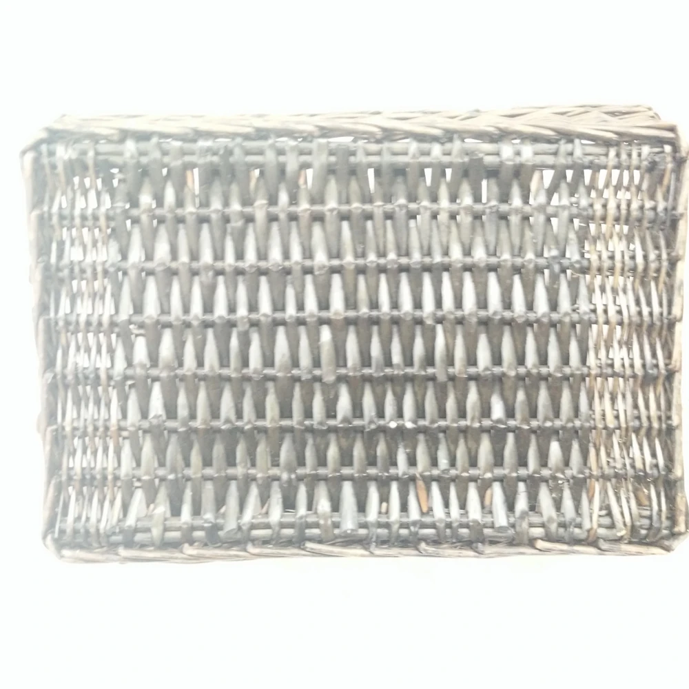 wholesale wicker holiday decor storage gift hamper basket with