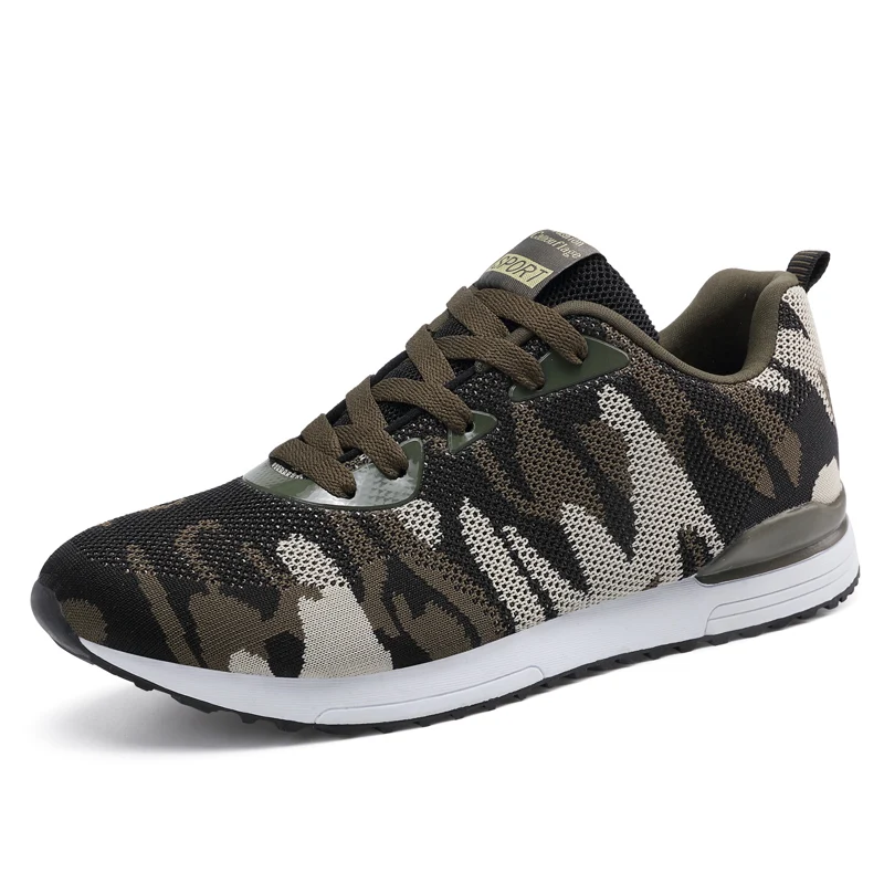 Evergreen Model Camouflage Color Fly knit Waking Skateboarding Shoes Slip On Casual Sneakers For Men and Women
Evergreen Model Camouflage Color Fly knit Waking Skateboarding Shoes Slip On Casual Sneakers For Men and Women