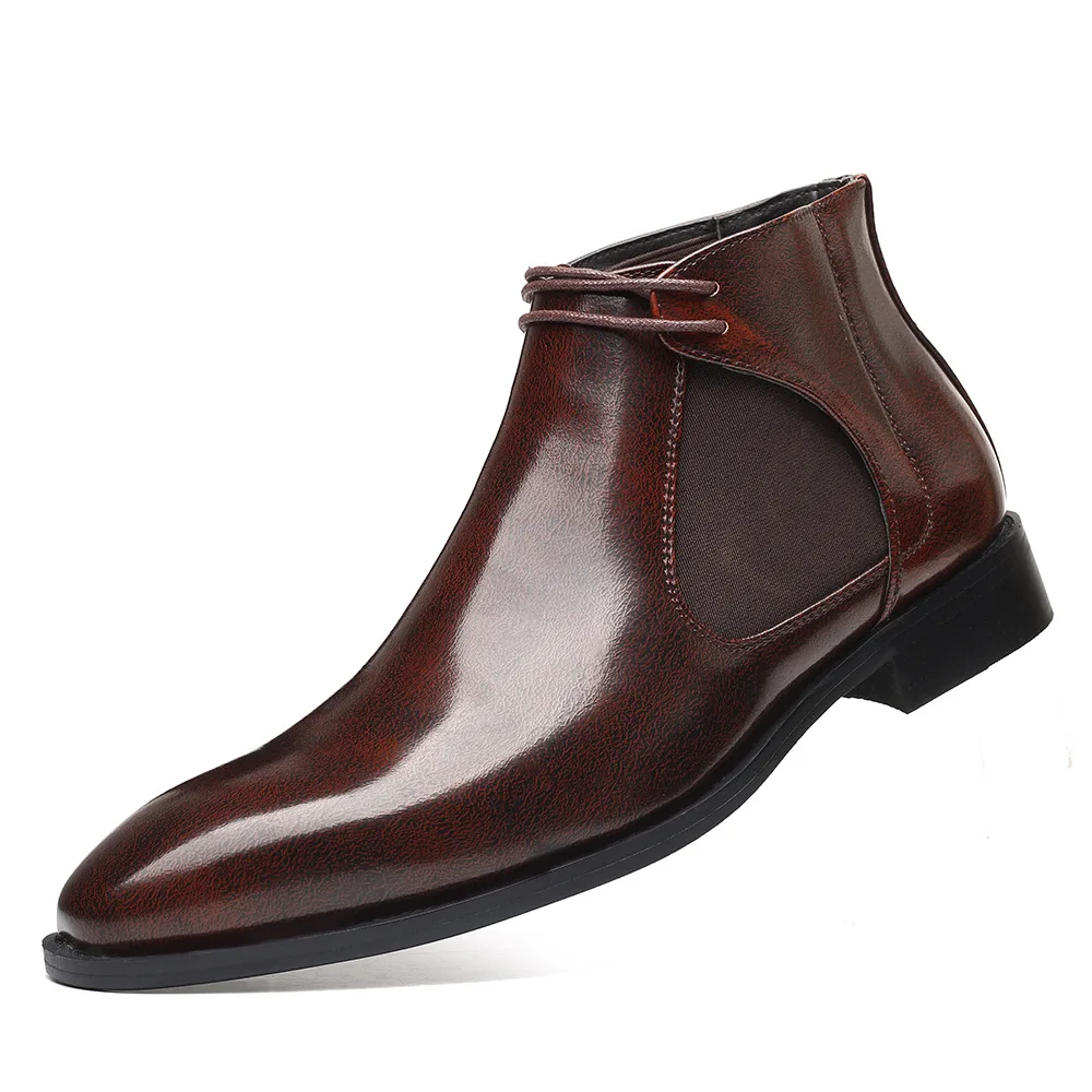 sh12299a Retro Men Chelsea Boots PU Leather Formal Short Boots 2022 Pointed Classic Men's Dress Boots Big Size 48
sh12299a Retro Men Chelsea Boots PU Leather Formal Short Boots 2022 Pointed Classic Men's Dress Boots Big Size 48