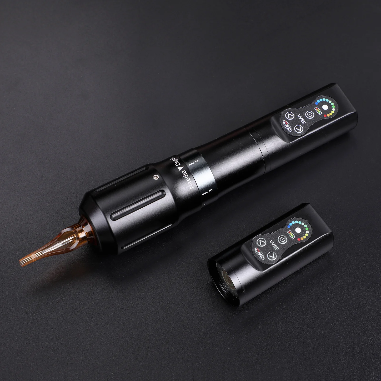 CNC Tattoo Supplies Luxury Quality Wireless Pen Tattoo Machine Battery Rechargeable Work Time Up to 9 Hours, Black
CNC Tattoo Supplies Luxury Quality Wireless Pen Tattoo Machine Battery Rechargeable Work Time Up to 9 Hours, Black