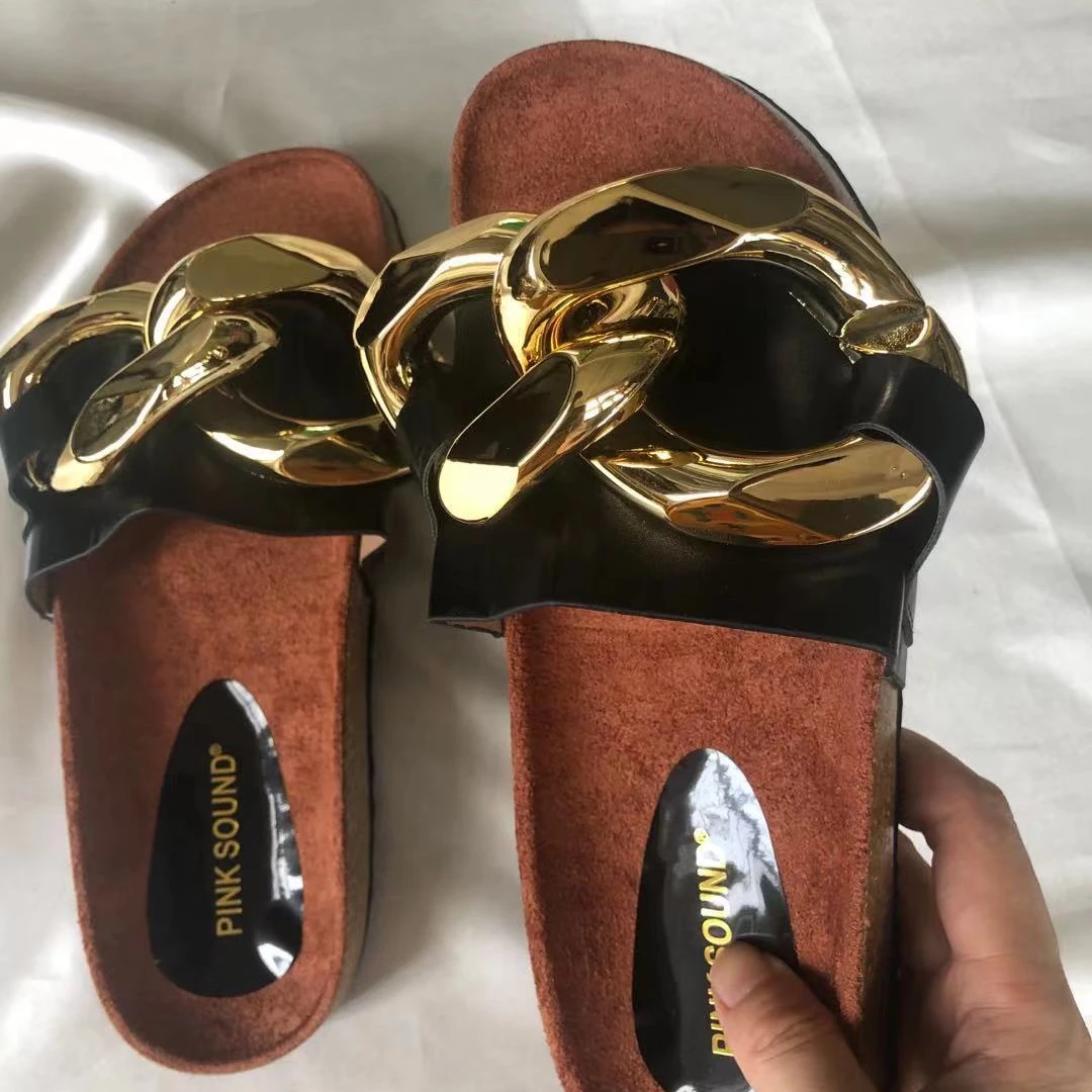 2021 Summer Best seller Chain Loafer slides Cork sandal womens casual sandal womens slip on sandals, Customized color
2021 Summer Best seller Chain Loafer slides Cork sandal womens casual sandal womens slip on sandals, Customized color