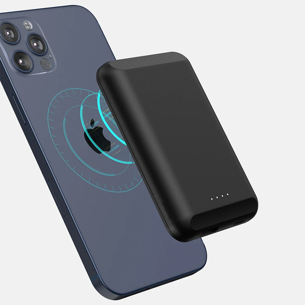 Behenda new wholesale 5000Mah magnetic wireless power bank for iphone 12 Smart Mobile slim power bank charger
Behenda new wholesale 5000Mah magnetic wireless power bank for iphone 12 Smart Mobile slim power bank charger