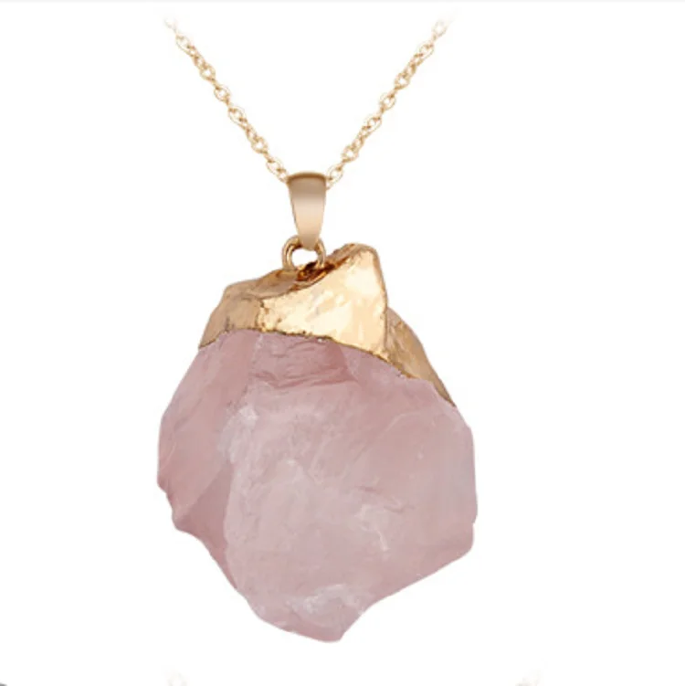 Natural Rose Quartz for Jewelry Making Necklace Gifts Rose Quartz Crystal Pendant, 100% natural color
Natural Rose Quartz for Jewelry Making Necklace Gifts Rose Quartz Crystal Pendant, 100% natural color