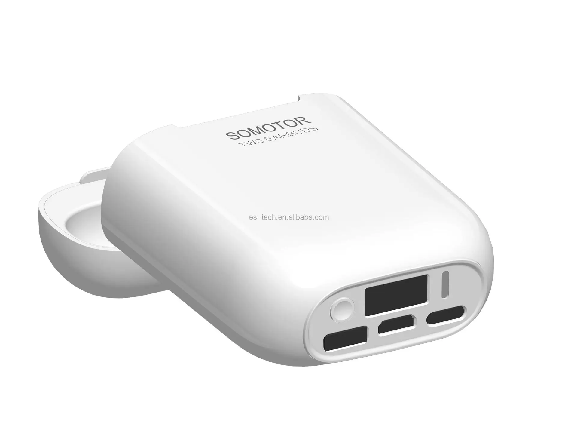 SOMOTOR TWS Earbuds Bluetooth 5.0 with Charging Case 500Mah, Shenzhen Headphone manufacturer - ANKUX.COM