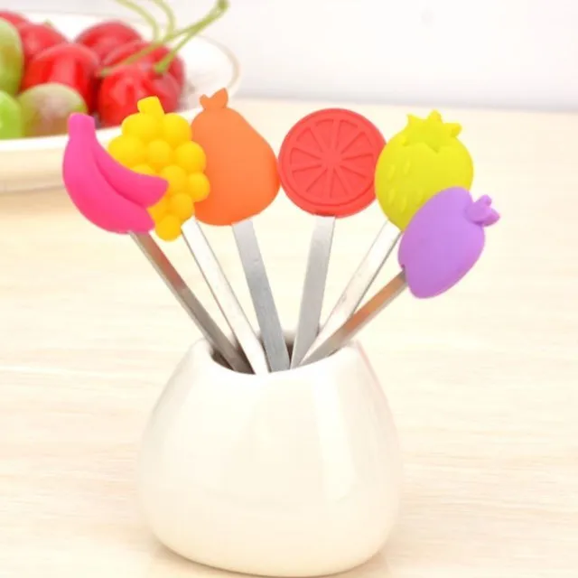 Various High Quality Food Grade Silicone Fruit Fork Sets For Restaurant Dessert And Fruit, Any color can be customized
Various High Quality Food Grade Silicone Fruit Fork Sets For Restaurant Dessert And Fruit, Any color can be customized