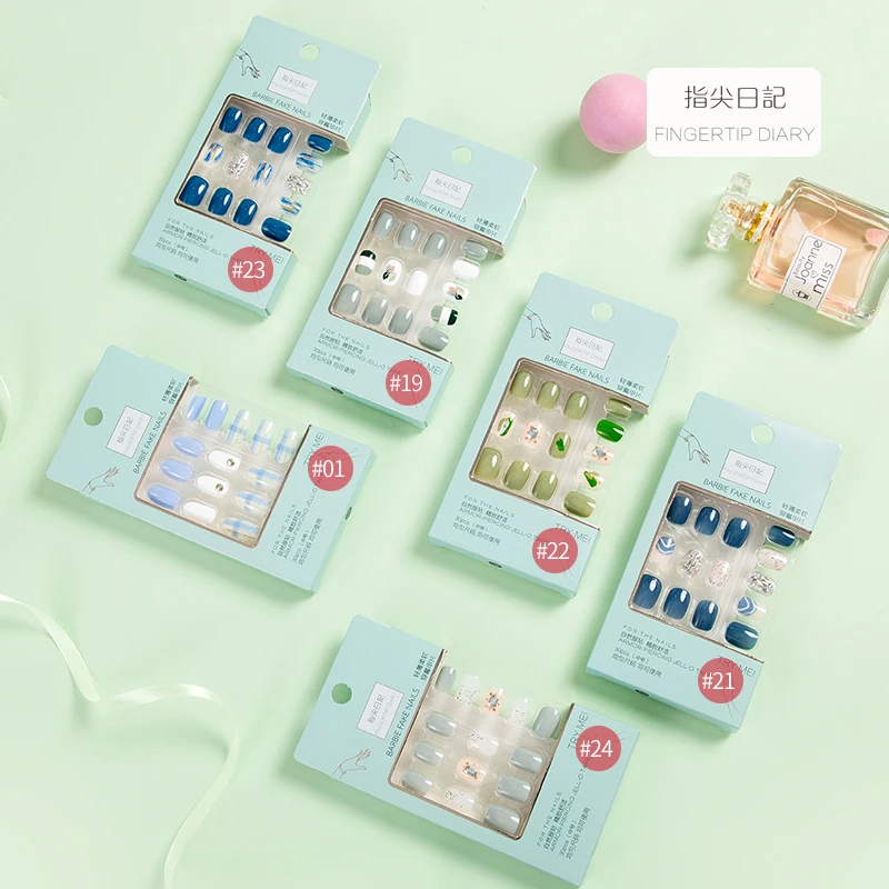 Custom Logo Private Label Girls Woman Press On False Nail Fake Acrylic Nails Short Press On Nails Wholesale, 24 colors
Custom Logo Private Label Girls Woman Press On False Nail Fake Acrylic Nails Short Press On Nails Wholesale, 24 colors
